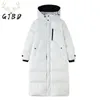 Winter Women's Down Puffer Jackets White Baggy Thickning Warm Hooded Korean Fashion Boutique Clothes Bubble Cotton Padded Coats 211215
