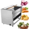 Máquina peladora de patatas, frutas, verduras, Taro, trotones, lavadora, zanahoria, rodillo para mariscos, máquina de calabaza