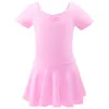 Stage Wear Cotton Ballet Meerpunten voor meisjes Kid Dance Dress Bodysuit Kind Training Dancewear Gymnastics Class