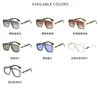 2022 Marchio di lusso Occhiali da sole vintage quadrati Occhiali da sole da donna Fashion Designer Shades Occhiali da sole con montatura dorata UV400 Gradient LXN-EVO DITA