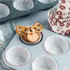 Kerstfeest Bakbakken Cupcake Cups Santa Snowman Gedrukte Muffin Cases Merry Christmas Paper Bakeware Cake Decoration Liner Cup BH7350 TQQ