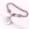 Link Armbänder Kette Spezielles Design Armband Armreif Für Liebespaar Wikinger-Stil Mit Herzmuster Antik Silber Zinklegierung Bietet Drop