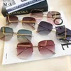 Sunglasses Ms Women Fashion Uv400 Brand Designer High Quality Gradient Female Oculos with Box Shades for