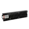 ABD Depo Yakıt Filtresi DIY Alüminyum 1/2x28 ve 5/8x24 Kare Tek Çekirdek Monocore Solvent Tuzağı 9.5mm Delik 1/2x28 Stianless Çelik Piston Booster