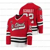 A3740 2021-22 NCAA St. Cloud State Huskies Jersey de hóquei Jimmy Schuldt Kalle Kossila Ryan Poehling Patrick Russell Jami Krannila Nick Jensen Matt