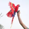 Decorative Objects & Figurines 6 Style Artificial Big Parrot For Home Yard Garden Decoration Simulation Birds Room Decor Accessories Modern