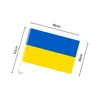 Bandiera ucraina per auto all'aperto 30 * 45 cm Coppa del mondo sventola bandiera a mano all'ingrosso