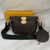 2023 sacs à main de luxe designer sacs à main femmes mini pochette préférée 3pcs accessoires bandoulière vintag sacs à bandoulière en cuir rose vert clair sangles de ceinture