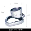 NXY Chastity Device Frrk 98 Arc Ring New Cylindrical Short Stainless Steel Lock Male Appliance 0416