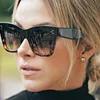 Zonnebril Vrouwen Mode Grote Frame Vrouwelijke Oversized Vierkante Lens Goggles Sexy Dames Cat Eye Zonnebril Trendy Stijl Shades