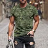 T-shirt da uomo Pantaloncini tropicali stampati estivi in 3D Pantaloncini casual da corsa Bermuda Board Cargo Abbigliamento da uomo