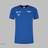 2023夏F1レーシングチーム半袖Tシャツフォーミュラワンハースアウトドアスーツクイックドライスポーツ特大トップ12