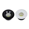 Black/White Dimmable Mini LED Downlights 5W 100V-240V Embedded Jewelry Display Ceiling Recessed Cabinet Spot Lamp