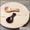 Spoons Flatware Kitchen Dining Bar Home Garden Newstock Natural Wooden Coffee Tea Spoon Children Dessert Cake Small Scoops Sugar Salt Min