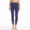 Pantaloni da yoga da donna in tinta unita di alta qualità con leggings neri Pantaloni da yoga a vita alta Sport da palestra Legging Elastic Fitness Lady Pantaloni sportivi da esterno