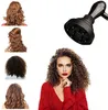 Accessoires pour outils de coiffure Babertop Silicone Sèche-cheveux Diffuseur Couverture Résistant à la température Silice Pliable Coiffure Curly Styling Hairs Care Salon