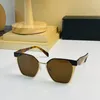 blue mirrored sunglasses women PR83WS Metal Asymmetric Frame designer brand fashion Party cat eye Sun glasses simple generous top quality protection eyewear