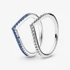 100% 925 Silver Silver Silver Timeless Ring Set for Women Wedding Wedding Jewelry Acessórios