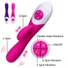 Ikoky vuxna produkter 16 hastighet sexiga leksaker för kvinna klitoris stimulerar dubbla vibration kvinnlig onani g-spot vibrator av stick
