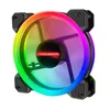 Fans Coolings CoolMoon 120mm PC Computer Case Fan Cooling Cooler 6Pin Justerbar RGB LED 12 cm Mute Ventilador 5V DC ARGB Justera Speedfans