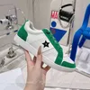 2022 New Star Femmes Designer Sneakers Casual Chaussures En Cuir De Veau Confortable Daim Panneaux Lacets Oeillets Haute Qualité Mode Dames Sneaker