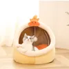 Kat Pad Bed Sweet Soft Warm Huisdier Mand Cosy Kitten Lounger Kussen Huis Tent Kleine Dog Mat voor Wasbare Katten Winterbedden 220323