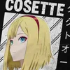 Męskie koszulki cosette urocze specjalne tshirt takt op muzyka anime najwyższej jakości kreatywne ubrania prezentowe