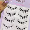 False Eyelashes Daily Eye Makeup Natural Fairy Cross Curling Lash Extension Beauty Big Eyes 5 Pairs Wispy Long EyelashesFalse