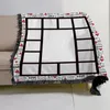 Sublimation Panels Blanket Polyester Thermal Transfer Blankets Customize Gift Warm Sofa Cover Wholesale A02