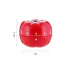 Creative Mechanical Cooking timer ABS Tomato Shape Timers For Home Kitchen 60 Minutes Alarm Countdown Tool SN4083