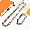 Pulseira de colar para homem de colares de moda de moda unissex Bracelets Jewelry 5 Color with Gift Box3515