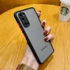 Matte telefonfall för Samsung Galaxy S8 S9 S10 S20 S21 S22 Plus Ultra S20Fe S21FE S10E Note8 Note9 Note10 Note20 Antidrop CA8414835