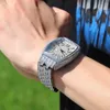 Fashion Mens Watches Full Diamond Iced Out Watch Hip Hop Gold Silver Black Watch