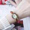 Montres-bracelets Montre Femme Petite Ceinture Mince Cristal Coupe OL Shell Strass Relojes Para Mujer