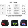 Uppgradera Cycling Underwear Pro 5D Gel Pad Mountain Bike MTB Shorts Stuff Off Road Bicycle Underpants Breattable Bike Shorts 220721