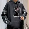 Толстовка с капюшоном Attack on Titan Anime Eren Yeager Graphic Men Pullover Long Sleeve Loose Hip Hop Hooded Streetwear Harajuku Tops Unisex Y220702