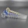 Colorful Glass Oil Burner Pipes Glass tube Pipes Hand Pipe For hookahs rigs water bongs