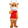 halloween Cow Doll Mascot Costumes High quality Cartoon Mascot Apparel Performance Carnival Adult Size Promotional Advertising Clothings