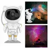 Astronaute Starry Sky Projection Lampe de projecteur Galaxy Star Laser Projecteur USB Chargement de l'atmosphère Lampe de chambre pour enfants Décor Boy de Noël Gif204b