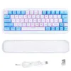 Ezsozo keyboard 60 кроватей игр Toetsenbord RGB Backlit Ultracompact Mini Toetsenbord283r9830049