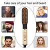 Multifunctional Hair Straightener Brush Professional Hair Comb Brush Beard Straightener Electric Comb Straightener Hair Comb 220613