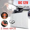 Car Seat Covers 4pcs Heated Cover Heating Pad Dc12v Safe Winter Heater Cushion Carbon Auto Warmer Fiber G8l9