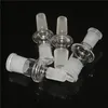 Hookahs Glass Bong Adapter 14mm 18mm Straight Manlig kvinnlig kupoladaptrar Glasomvandlare 14,5 mm 18,8mm