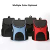 Transportador de estimação dobrável Backpack Backpack Cat Cat ao ar livre Pacote portátil Zipper portátil Mesh Out Breath 220510