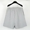 Pantalones cortos de talla grande para hombre con estampado y bordado de algodón, triángulo de hierro 100% réplica de tamaño europeoPantalones cortos de algodón 4er5