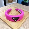 Hårklämmor Barrettes Luxury Designer Fashion Candy Sponge Pannband Hårband för kvinnor Girl Brand Elastic Letter P pannband Sports Fitness pannband Head Wrap Paty