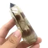 Decorative Objects & Figurines Natural Crystal Citrine Quartz Rod Spire Obelisk Healing Home DecorDecorative