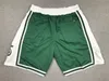 Man Retro Old Time Brand Basketshorts Med Pocket Dragkedja Träningsbyxor Hip Pop Vintage Byxor Sydda Mesh Andningsbara pantalones cortos de baloncesto Storlek S-XXL