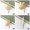 Metal Plant Bookmark Lotus Leaf Flos Hibisci Hollow Out Bookmark Chinese Style Plants Bookmarks Office School Students Supplies BH7008 TYJ