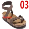 Summer flat-soled slippers soft-soled women's sandals casual fashion open-toed metal buckle red-soled slippers Leather sandal214g